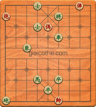 Bàn cờ tướng bài tập Cờ Tướng Khó Nhất màn 2 ván 875 - Độ khó Khó