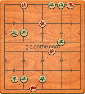 Bàn cờ tướng bài tập Cờ Tướng Khó Nhất màn 2 ván 876 - Độ khó Khó