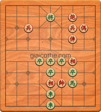 Bàn cờ tướng bài tập Cờ Tướng Khó Nhất màn 2 ván 878 - Độ khó Khó