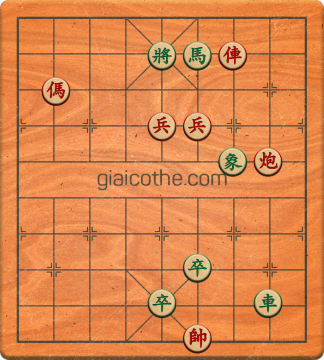 Bàn cờ tướng bài tập Cờ Tướng Khó Nhất màn 2 ván 88 - Độ khó Khó