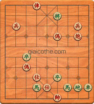 Bàn cờ tướng bài tập Cờ Tướng Khó Nhất màn 2 ván 884 - Độ khó Khó