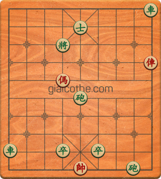 Bàn cờ tướng bài tập Cờ Tướng Khó Nhất màn 2 ván 885 - Độ khó Khó