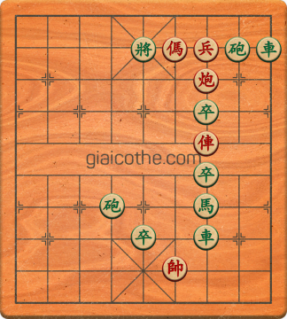 Bàn cờ tướng bài tập Cờ Tướng Khó Nhất màn 2 ván 886 - Độ khó Khó