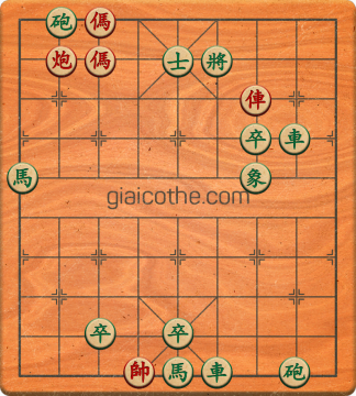 Bàn cờ tướng bài tập Cờ Tướng Khó Nhất màn 2 ván 889 - Độ khó Khó