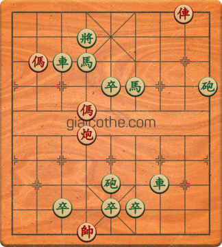 Bàn cờ tướng bài tập Cờ Tướng Khó Nhất màn 2 ván 89 - Độ khó Khó