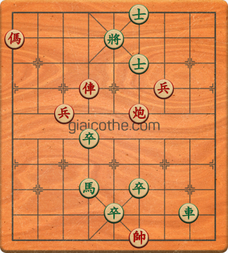 Bàn cờ tướng bài tập Cờ Tướng Khó Nhất màn 2 ván 895 - Độ khó Khó