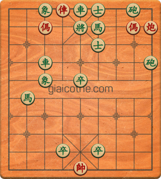 Bàn cờ tướng bài tập Cờ Tướng Khó Nhất màn 2 ván 901 - Độ khó Khó