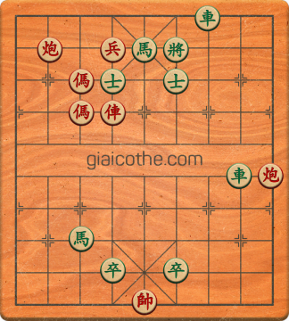 Bàn cờ tướng bài tập Cờ Tướng Khó Nhất màn 2 ván 909 - Độ khó Khó