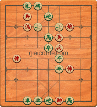 Bàn cờ tướng bài tập Cờ Tướng Khó Nhất màn 2 ván 910 - Độ khó Khó