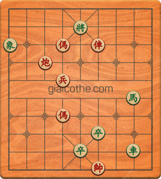 Bàn cờ tướng bài tập Cờ Tướng Khó Nhất màn 2 ván 915 - Độ khó Khó