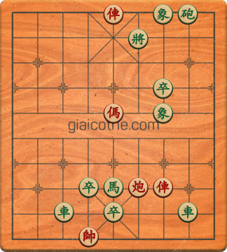 Bàn cờ tướng bài tập Cờ Tướng Khó Nhất màn 2 ván 916 - Độ khó Khó