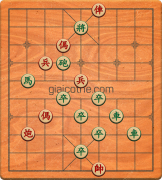 Bàn cờ tướng bài tập Cờ Tướng Khó Nhất màn 2 ván 919 - Độ khó Khó