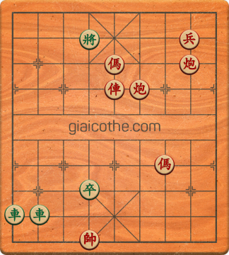 Bàn cờ tướng bài tập Cờ Tướng Khó Nhất màn 2 ván 96 - Độ khó Khó