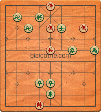 Bàn cờ tướng bài tập Cờ Tướng Khó Nhất màn 2 ván 97 - Độ khó Khó