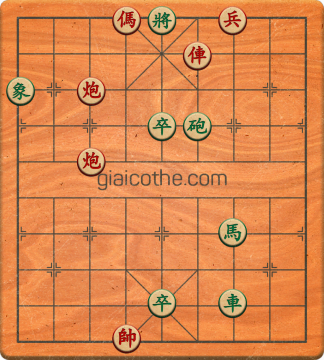 Bàn cờ tướng bài tập Cờ Tướng Khó Nhất màn 2 ván 99 - Độ khó Khó