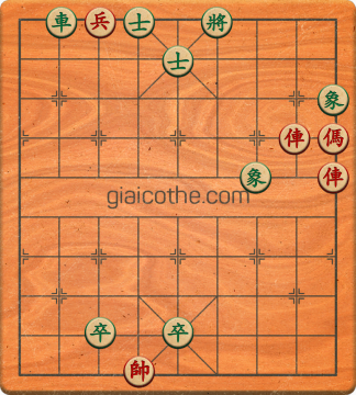 Bàn cờ tướng bài tập Cờ Tướng Khó Nhất màn 3 ván 1 - Độ khó Khó