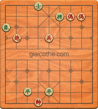 Bàn cờ tướng bài tập Cờ Tướng Khó Nhất màn 3 ván 10 - Độ khó Khó