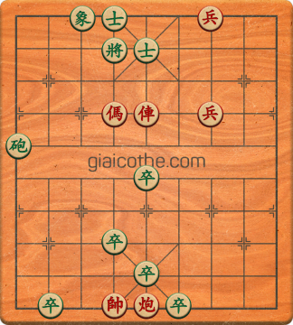 Bàn cờ tướng bài tập Cờ Tướng Khó Nhất màn 3 ván 108 - Độ khó Khó