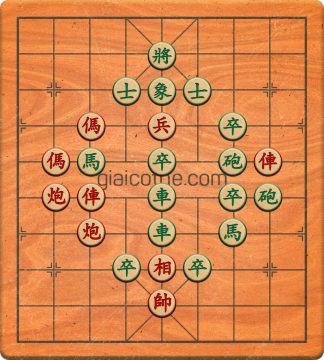 Bàn cờ tướng bài tập Cờ Tướng Khó Nhất màn 3 ván 112 - Độ khó Khó