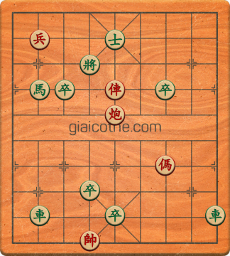 Bàn cờ tướng bài tập Cờ Tướng Khó Nhất màn 3 ván 119 - Độ khó Khó