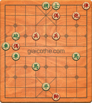 Bàn cờ tướng bài tập Cờ Tướng Khó Nhất màn 3 ván 120 - Độ khó Khó