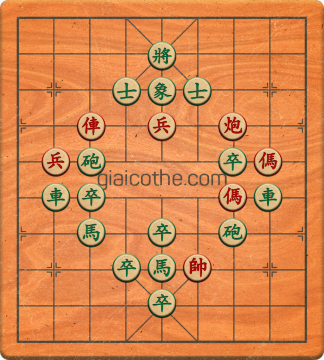 Bàn cờ tướng bài tập Cờ Tướng Khó Nhất màn 3 ván 122 - Độ khó Khó