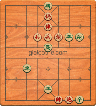 Bàn cờ tướng bài tập Cờ Tướng Khó Nhất màn 3 ván 132 - Độ khó Khó