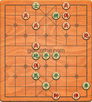 Bàn cờ tướng bài tập Cờ Tướng Khó Nhất màn 3 ván 139 - Độ khó Khó