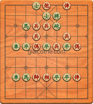 Bàn cờ tướng bài tập Cờ Tướng Khó Nhất màn 3 ván 14 - Độ khó Khó