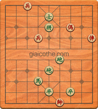 Bàn cờ tướng bài tập Cờ Tướng Khó Nhất màn 3 ván 140 - Độ khó Khó