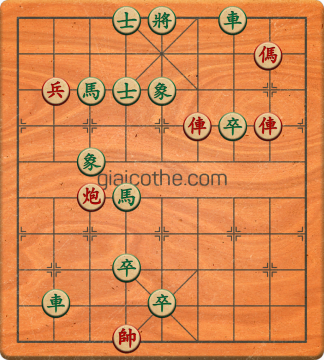 Bàn cờ tướng bài tập Cờ Tướng Khó Nhất màn 3 ván 142 - Độ khó Khó