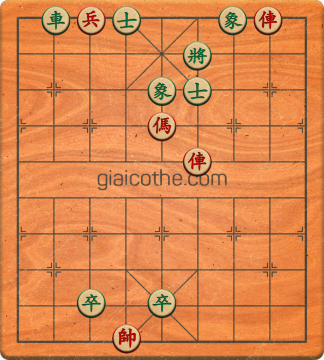 Bàn cờ tướng bài tập Cờ Tướng Khó Nhất màn 3 ván 144 - Độ khó Khó
