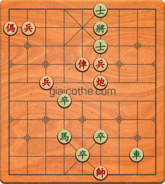 Bàn cờ tướng bài tập Cờ Tướng Khó Nhất màn 3 ván 147 - Độ khó Khó