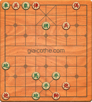 Bàn cờ tướng bài tập Cờ Tướng Khó Nhất màn 3 ván 150 - Độ khó Khó