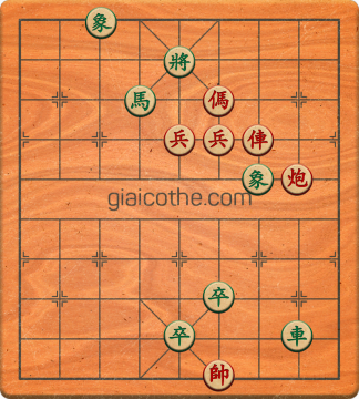 Bàn cờ tướng bài tập Cờ Tướng Khó Nhất màn 3 ván 153 - Độ khó Khó