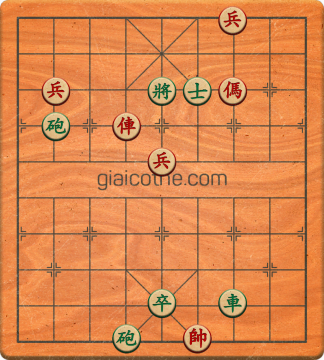 Bàn cờ tướng bài tập Cờ Tướng Khó Nhất màn 3 ván 158 - Độ khó Khó