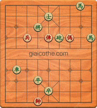 Bàn cờ tướng bài tập Cờ Tướng Khó Nhất màn 3 ván 162 - Độ khó Khó