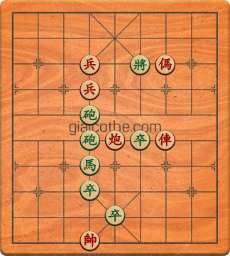 Bàn cờ tướng bài tập Cờ Tướng Khó Nhất màn 3 ván 163 - Độ khó Khó