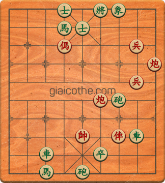 Bàn cờ tướng bài tập Cờ Tướng Khó Nhất màn 3 ván 175 - Độ khó Khó