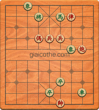 Bàn cờ tướng bài tập Cờ Tướng Khó Nhất màn 3 ván 179 - Độ khó Khó