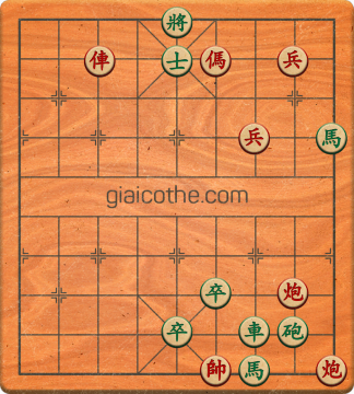 Bàn cờ tướng bài tập Cờ Tướng Khó Nhất màn 3 ván 184 - Độ khó Khó