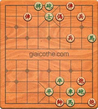 Bàn cờ tướng bài tập Cờ Tướng Khó Nhất màn 3 ván 19 - Độ khó Khó