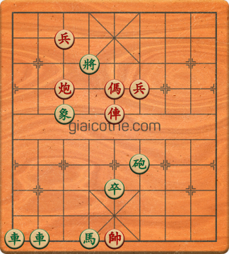 Bàn cờ tướng bài tập Cờ Tướng Khó Nhất màn 3 ván 195 - Độ khó Khó