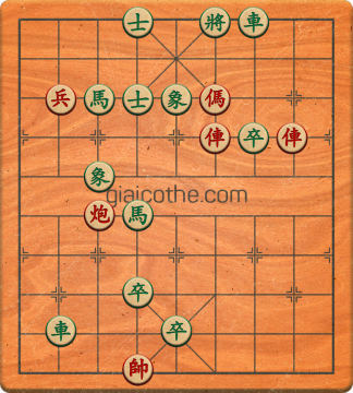 Bàn cờ tướng bài tập Cờ Tướng Khó Nhất màn 3 ván 219 - Độ khó Khó