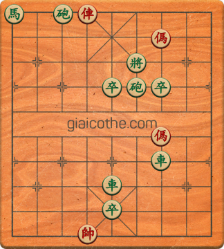 Bàn cờ tướng bài tập Cờ Tướng Khó Nhất màn 3 ván 228 - Độ khó Khó