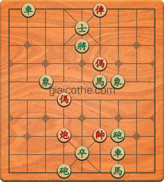 Bàn cờ tướng bài tập Cờ Tướng Khó Nhất màn 3 ván 229 - Độ khó Khó