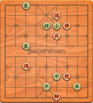 Bàn cờ tướng bài tập Cờ Tướng Khó Nhất màn 3 ván 246 - Độ khó Khó