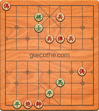 Bàn cờ tướng bài tập Cờ Tướng Khó Nhất màn 3 ván 25 - Độ khó Khó