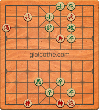 Bàn cờ tướng bài tập Cờ Tướng Khó Nhất màn 3 ván 250 - Độ khó Khó