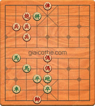 Bàn cờ tướng bài tập Cờ Tướng Khó Nhất màn 3 ván 251 - Độ khó Khó